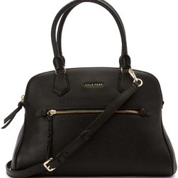 Cole Haan Delilah Dome Satchel Black