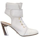 Incaltaminte Femei Viktor Rolf Lace Front Bootie White