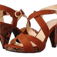 CL By Laundry Wonderful Cognac Faux Suede