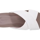 Incaltaminte Femei Rockport Land Boulevard Cross Slide Flatform Sandal White Stretch
