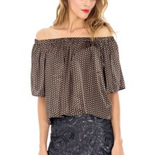 Bluza mini, din satin, Roh