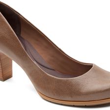Rockport Total Motion Pump 75mm New Taupe Tumbled Goat