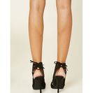 Incaltaminte Femei Forever21 Geo Cutout Stiletto Booties Black