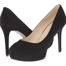 Nine West Juliette Black Suede/Canvas 1
