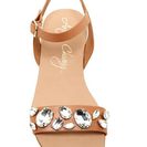 Incaltaminte Femei Arturo Chiang Zola Strap Flat Sandal ALMOND SILKY