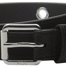 Ralph Lauren Classics 1" Roller Buckle On Grommet Strap Black