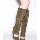 Incaltaminte Femei CheapChic Major Influence Lace-up Boots Olive