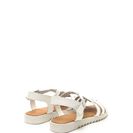 Incaltaminte Femei CheapChic Coastal Cutie Faux Leather Sandals White