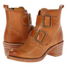 Incaltaminte Femei Frye Sabrina Double Buckle Tan Smooth Vintage Leather
