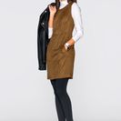 Rochie din imitaţie de piele 