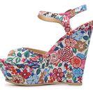 Incaltaminte Femei Diba Blane Floral Wedge Sandal Floral