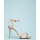 Incaltaminte Femei Forever21 Glittered Ankle-Strap Stiletto Sandals Champagne