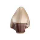 Incaltaminte Femei Cole Haan Tali Open Toe Knot Wedge 40 Soft Gold Metallic