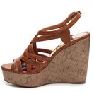 Incaltaminte Femei Madden Girl Enroll Wedge Sandal Brown