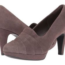 Incaltaminte Femei Clarks Narine Flora Taupe Suede