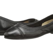 Frye Carson Stitch Ballet Black Soft Vintage Leather