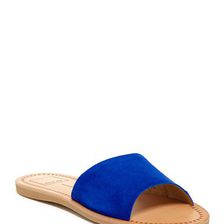 Incaltaminte Femei Dolce Vita Javier Slide Sandal BLUE SUEDE