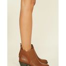 Incaltaminte Femei Forever21 Faux Leather Booties Camel