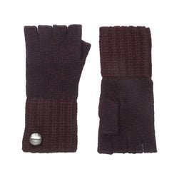 Marc by Marc Jacobs Patchwork Fingerless Gloves Musk Brown Multi