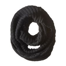 Michael Kors Hand Knit Large Infinity Scarf Black