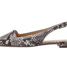 Incaltaminte Femei Michael Kors Claudia Flat Natural Luxury Embossed Python Merlot