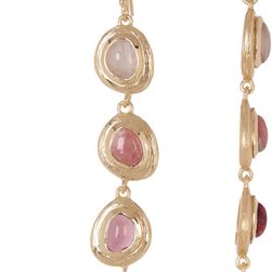 Cole Haan 12K Gold Plated Stone Drop Earrings GOLDT