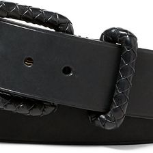 Ralph Lauren Vachetta Leather Belt Black