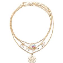 Bijuterii Femei Forever21 Charm Necklace Set Goldmulti