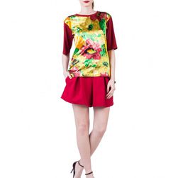 Tricou femei, multicolor, Floral Tee, Amelie Suri