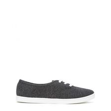 Incaltaminte Femei Forever21 Canvas Plimsolls Dark grey