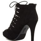 Incaltaminte Femei Fergalicious Tahoe Peep Toe Bootie Black