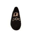 Incaltaminte Femei Forever21 Faux Suede Chain Loafers Black