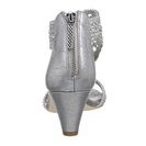 Incaltaminte Femei Donald J Pliner Verona Silver Woven Metallic