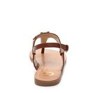 Incaltaminte Femei G by GUESS Leed Flat Sandal BrownGold