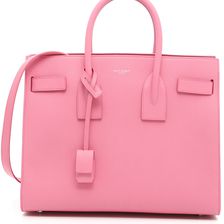 Saint Laurent Ysl Small Sac De Jour Bag With Strap INDIAN PINK