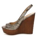 Incaltaminte Femei BCBGeneration Haven Reptile Wedge Sandal Bronze