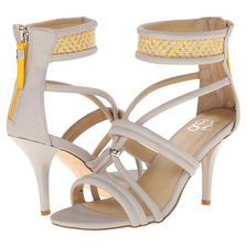 GX By Gwen Stefani Adams Light Grey/Yellow Matte Vachetta/Woven
