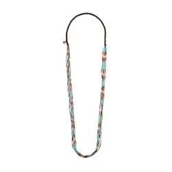 Chan Luu Multi Strand Stretch Seed Bead Necklace New Turquoise