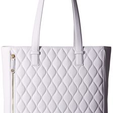 Vera Bradley Quilted Leah Tote Cloud Gray