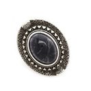 Bijuterii Femei Forever21 Faux Stone Cocktail Ring Bsilverblack