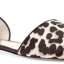 Michael Kors Julieta d'Orsay Flat Black/White