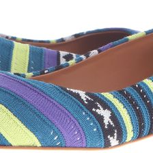 M Missoni Star Stripe Pink Ballet Shoes Citrus