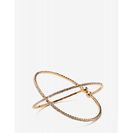 Bijuterii Femei CheapChic Rhinestone X Memory Wire Cuff Met Gold