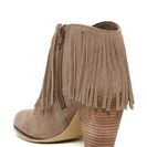 Incaltaminte Femei Steven by Steve Madden Sierrah Fringe Bootie TAUPE SUED