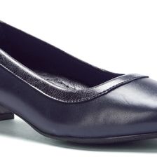 Trotters Dora Navy Tumbled/Pewter