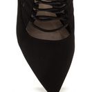 Incaltaminte Femei CheapChic Special E-vent Pointy Lace-up Heels Black