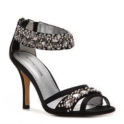 Incaltaminte Femei Adrienne Vittadini Gabrielle Suede Sandal Black