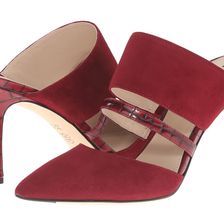 Via Spiga Coralia Bordeaux/Merlot Kid Suede/Tobarra Croc Print