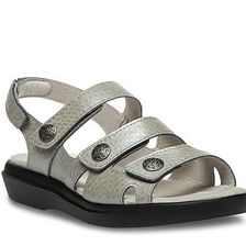 Incaltaminte Femei Propet Bahama Flat Sandal Silver Metallic
