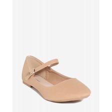 Incaltaminte Femei CheapChic Strap It To Me Flat TaupeKhaki